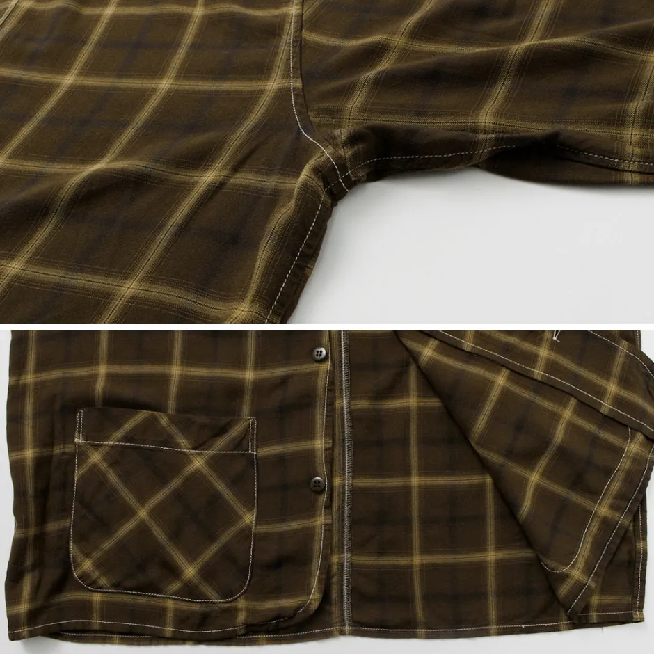 Shirts^REMI RELIEF / Rayon Plaid Shirt