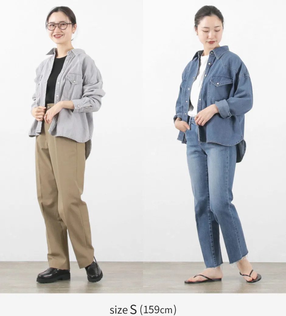 Shirts^REMI RELIEF / SHORT DENIM WESTERN SHIRT