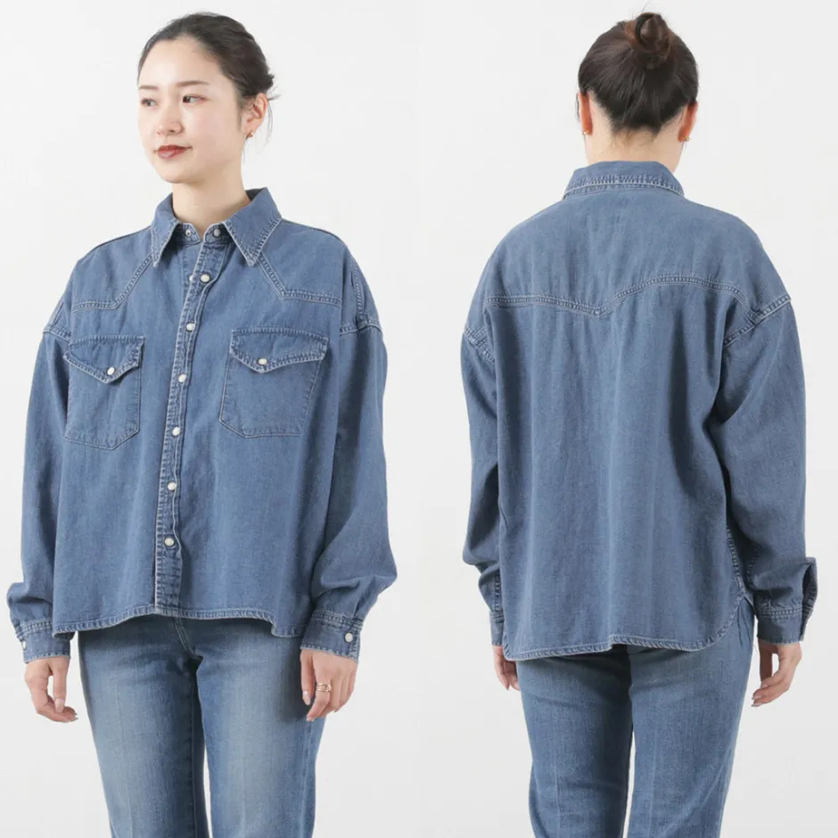 Shirts^REMI RELIEF / SHORT DENIM WESTERN SHIRT