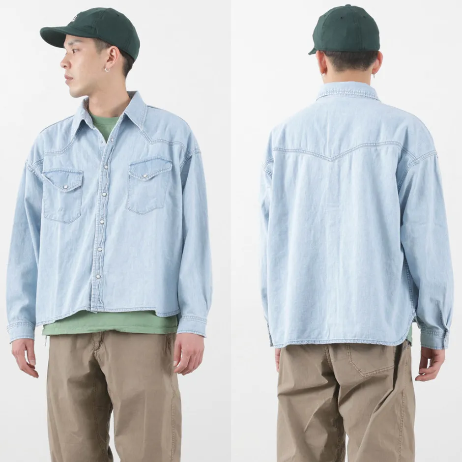 Shirts^REMI RELIEF / SHORT DENIM WESTERN SHIRT