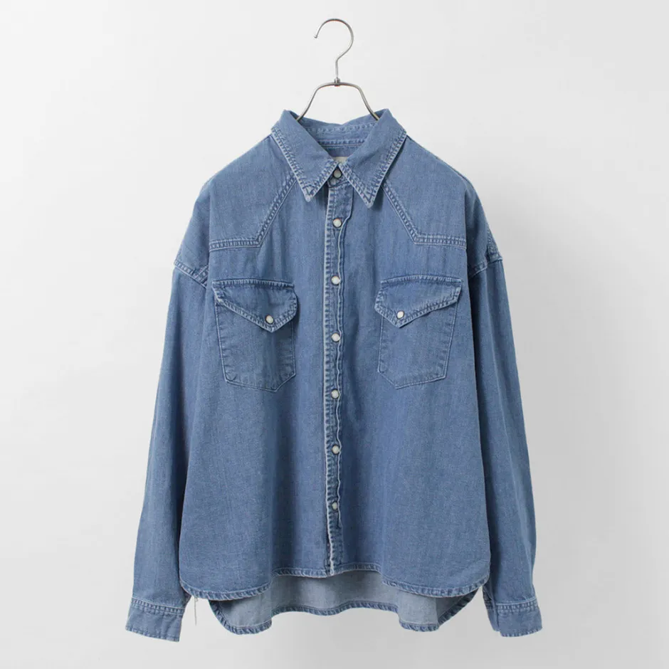 Shirts^REMI RELIEF / SHORT DENIM WESTERN SHIRT