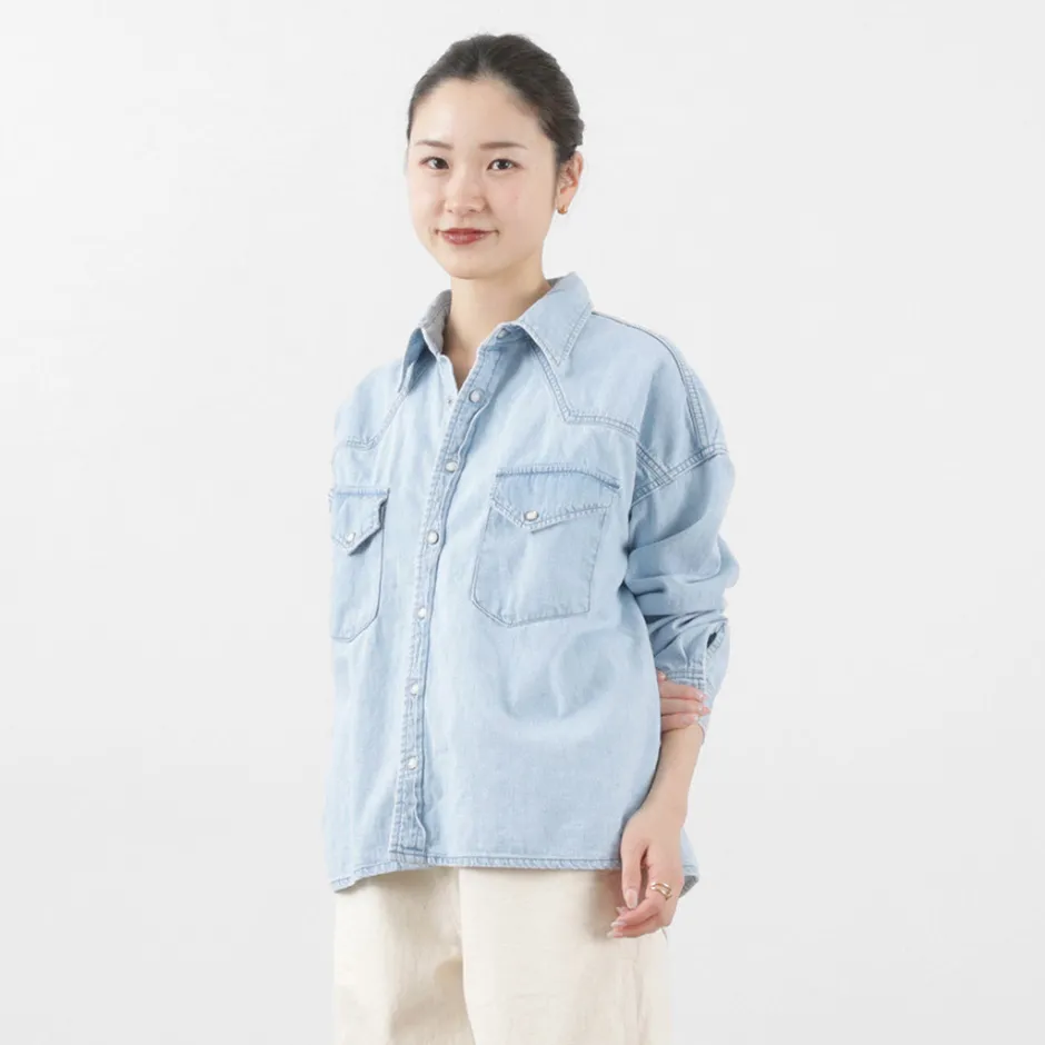 Shirts^REMI RELIEF / SHORT DENIM WESTERN SHIRT