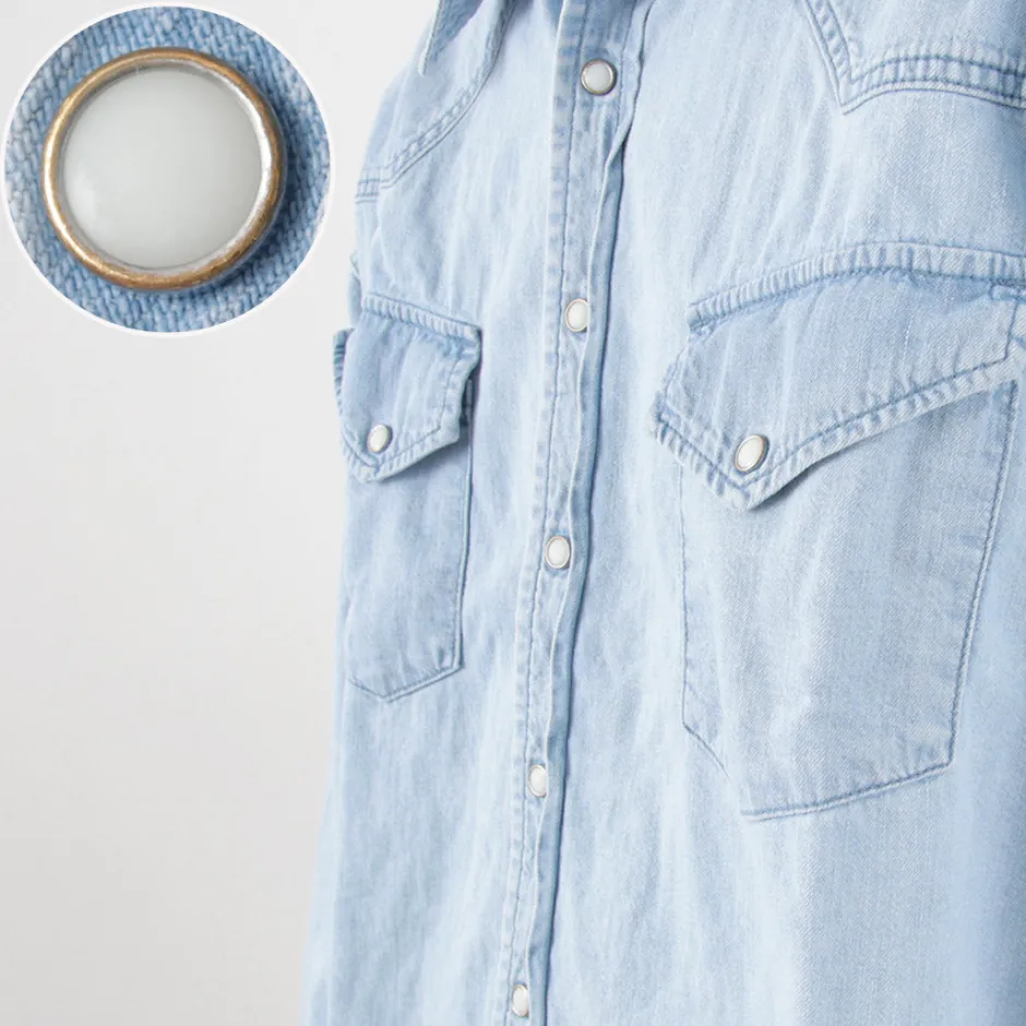 Shirts^REMI RELIEF / SHORT DENIM WESTERN SHIRT
