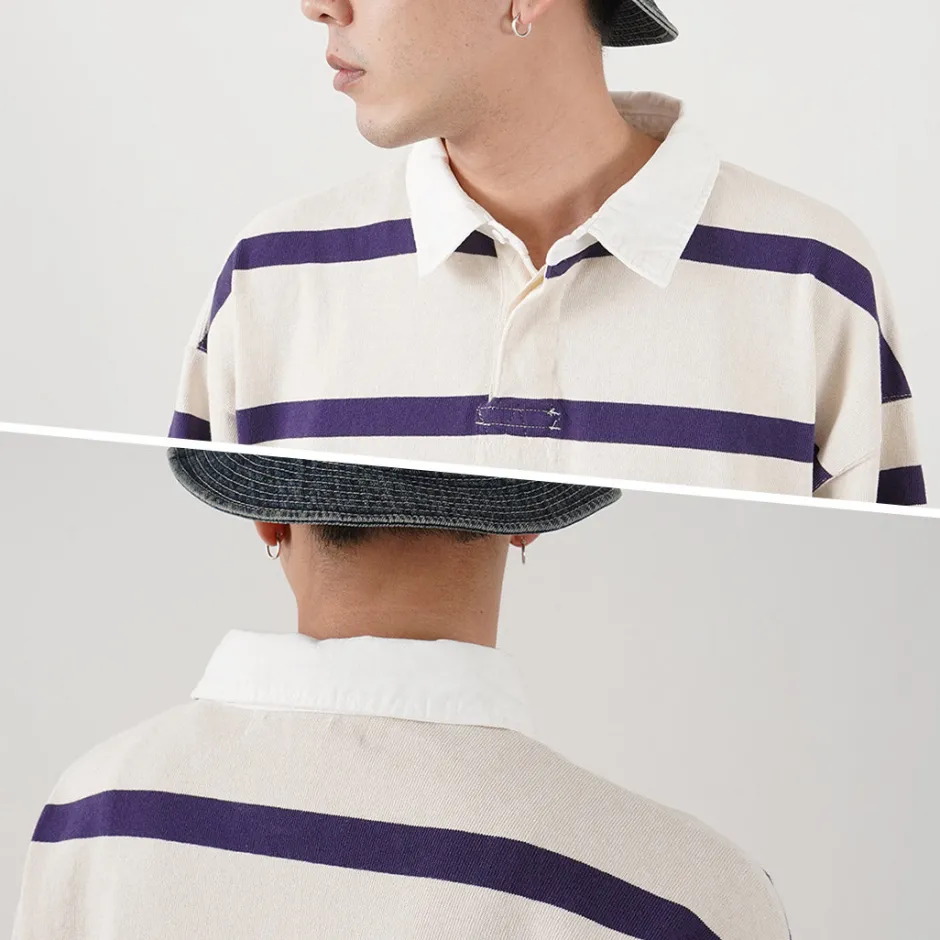 T-Shirts^REMI RELIEF / Stripe Rugger Shirt