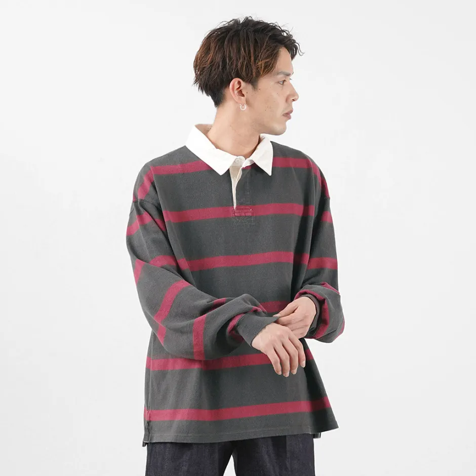 T-Shirts^REMI RELIEF / Stripe Rugger Shirt