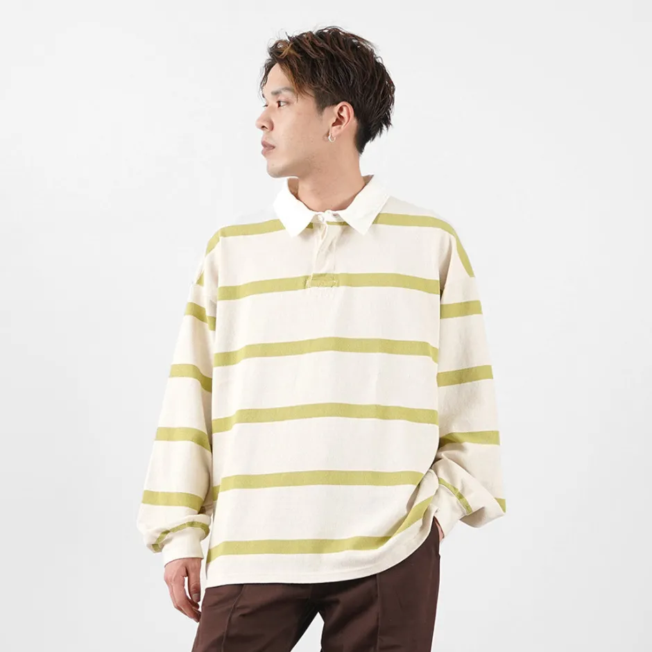T-Shirts^REMI RELIEF / Stripe Rugger Shirt