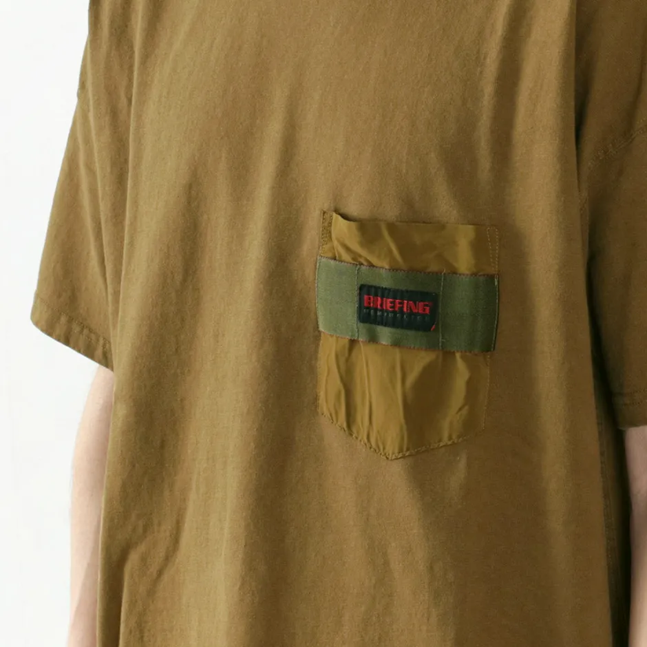 T-Shirts^REMI RELIEF x BRIEFING / Collaboration jersey pocket T-shirt