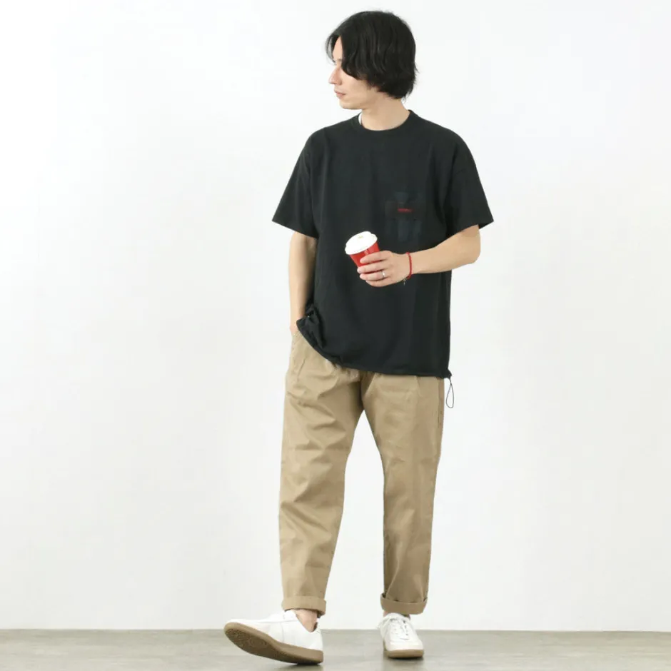 T-Shirts^REMI RELIEF x BRIEFING / Collaboration jersey pocket T-shirt