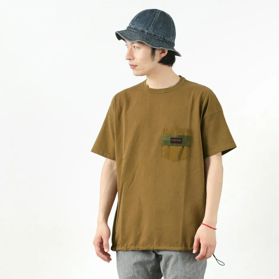 T-Shirts^REMI RELIEF x BRIEFING / Collaboration jersey pocket T-shirt