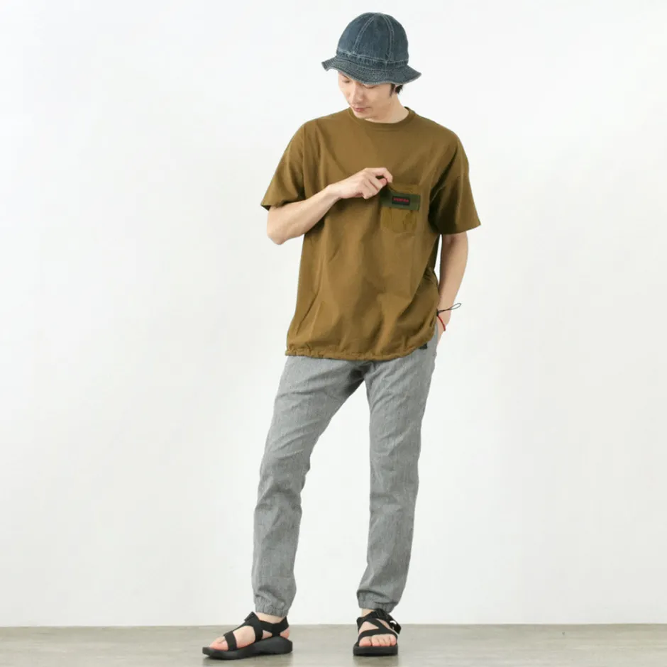 T-Shirts^REMI RELIEF x BRIEFING / Collaboration jersey pocket T-shirt