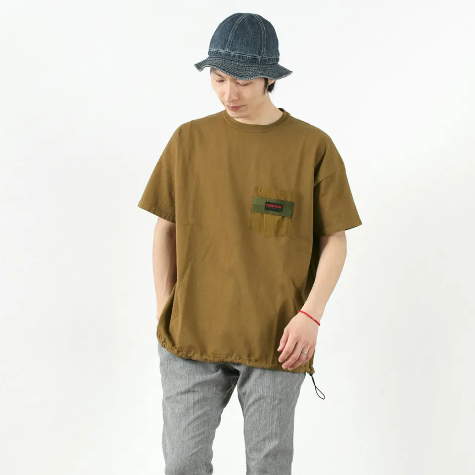 T-Shirts^REMI RELIEF x BRIEFING / Collaboration jersey pocket T-shirt