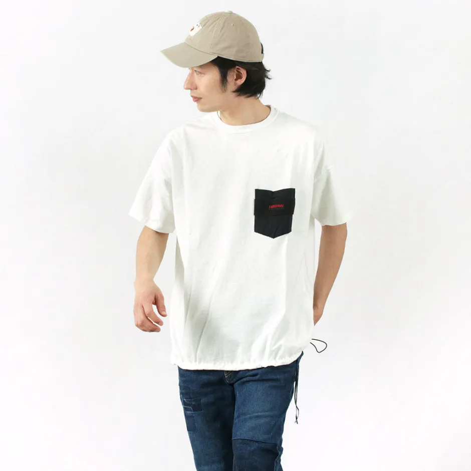 T-Shirts^REMI RELIEF x BRIEFING / Collaboration jersey pocket T-shirt