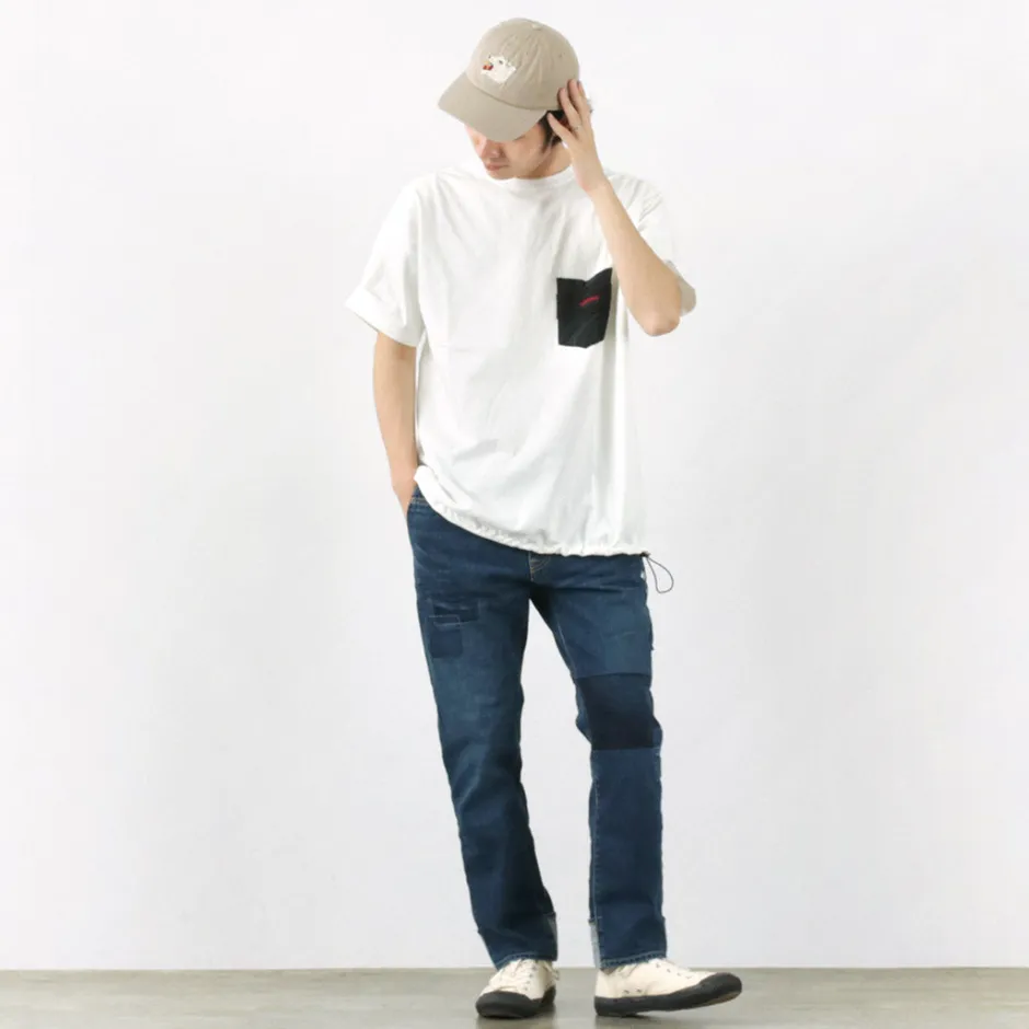 T-Shirts^REMI RELIEF x BRIEFING / Collaboration jersey pocket T-shirt
