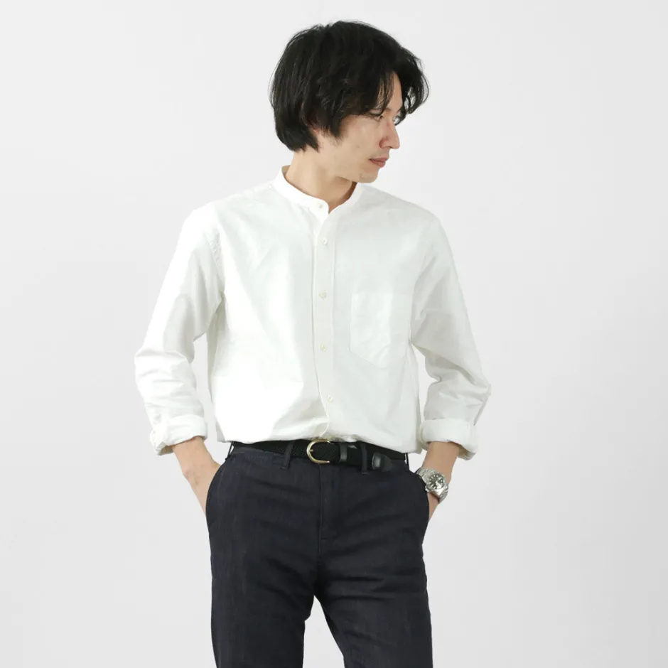 Shirts^ROCOCO / American Ox Band Collar Shirt