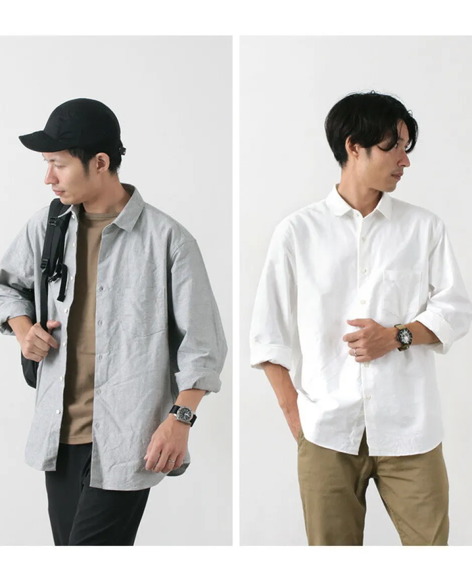 Shirts^ROCOCO / American Ox Wide Shirt Regular Collar
