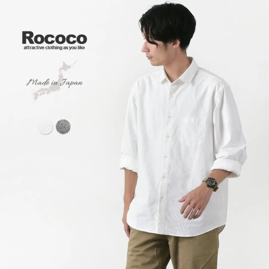 Shirts^ROCOCO / American Ox Wide Shirt Regular Collar