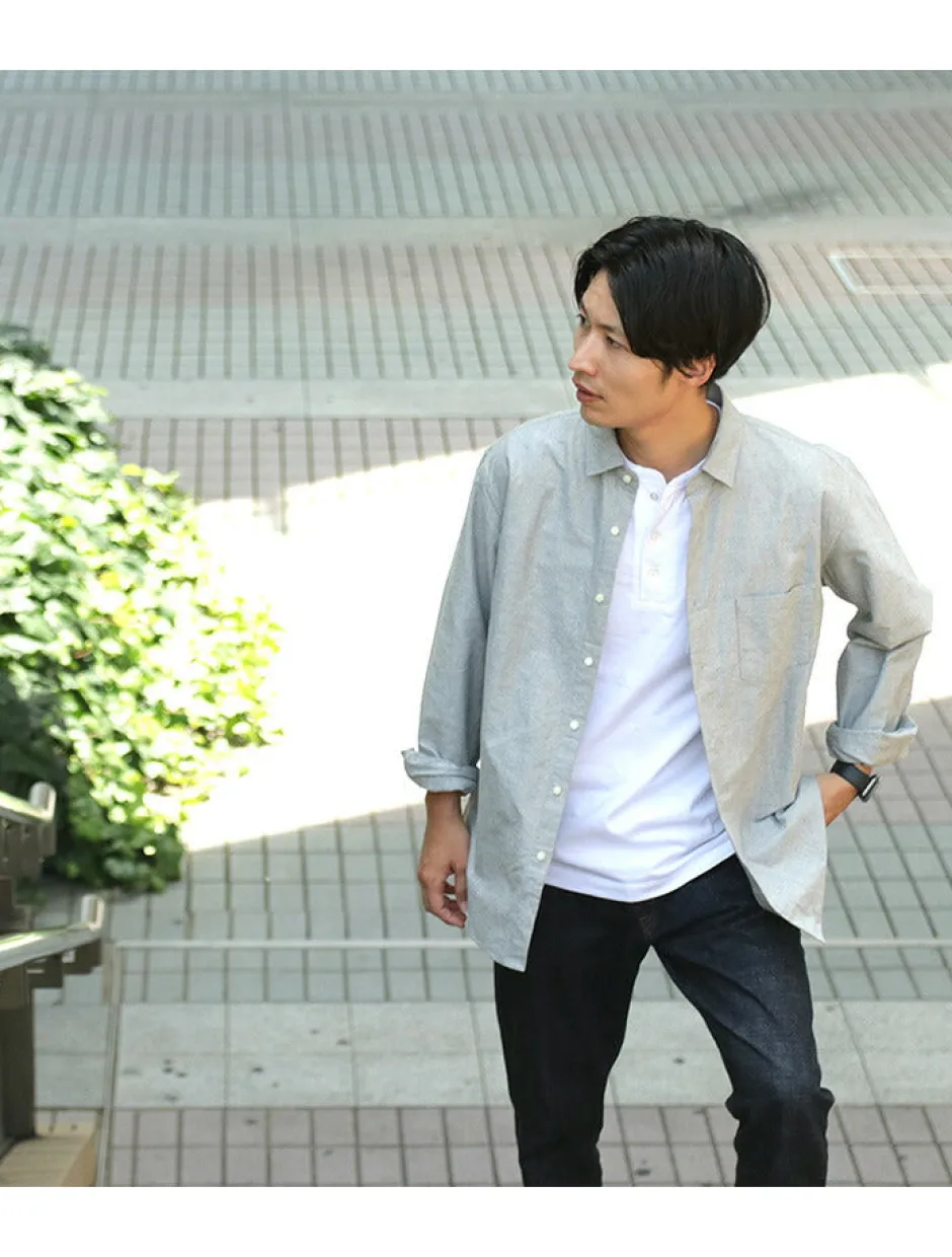 Shirts^ROCOCO / American Ox Wide Shirt Regular Collar