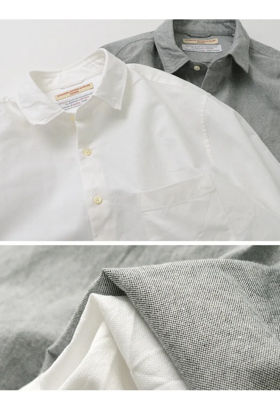 Shirts^ROCOCO / American Ox Wide Shirt Regular Collar