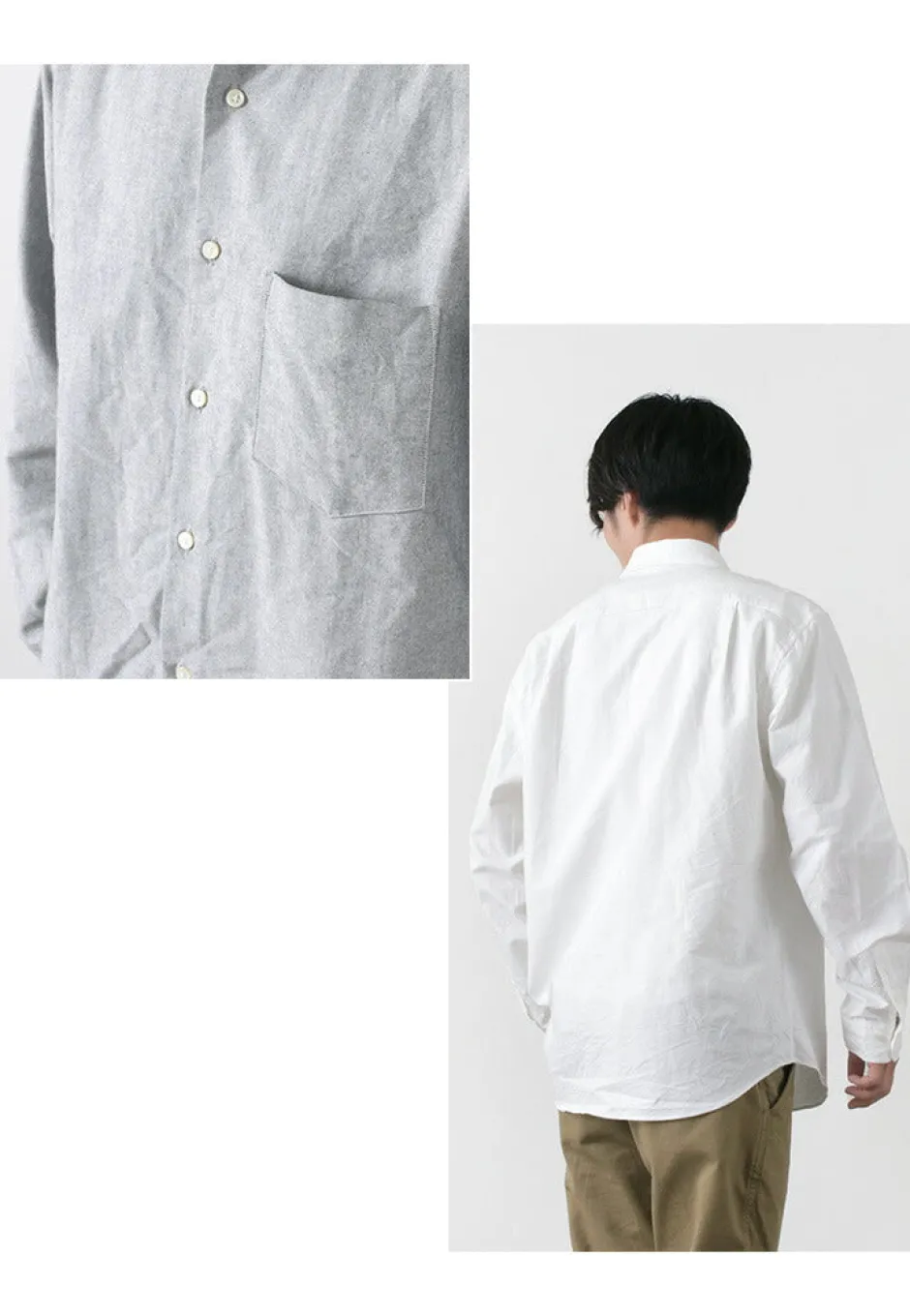 Shirts^ROCOCO / American Ox Wide Shirt Regular Collar
