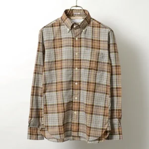 Shirts^ROCOCO / Cotton Linen Madras Check Button-down Shirt