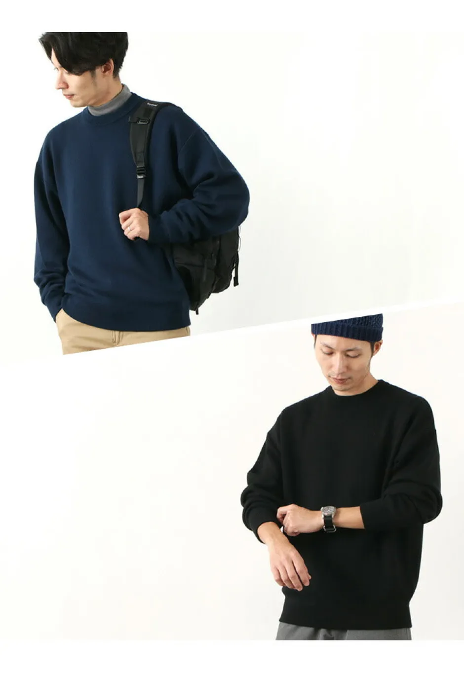 Knits^ROCOCO / Extra Fine Merino 25oz Heavyweight Crew