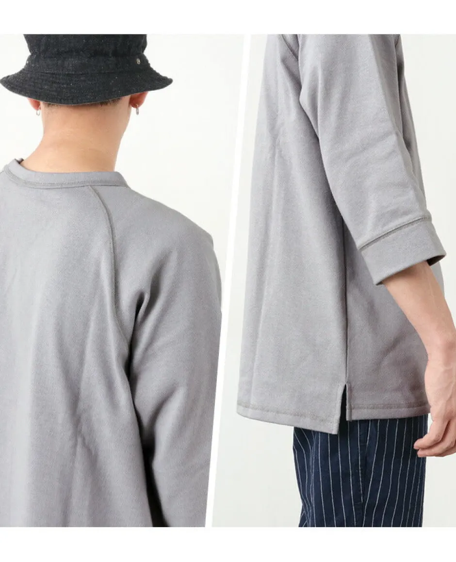 T-Shirts^ROCOCO / Hemmed Jersey Cotton Crew Neck Cut & Sew
