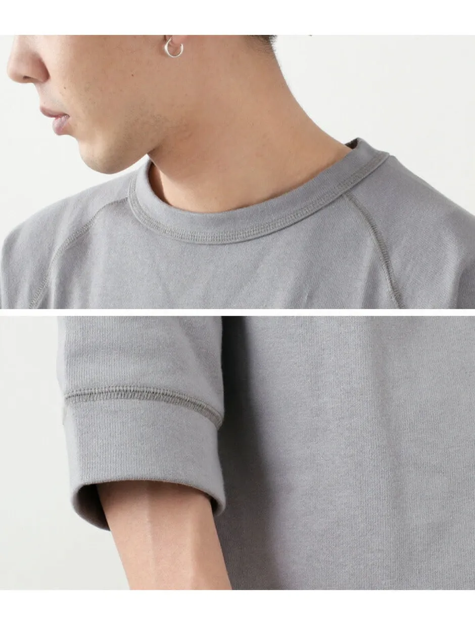 T-Shirts^ROCOCO / Hemmed Jersey Cotton Crew Neck Cut & Sew