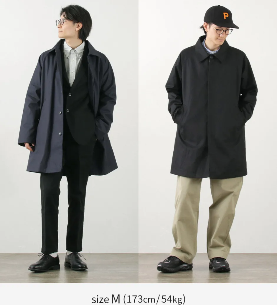 Coats^ROCOCO / High Density fabric Balmacaan Coat