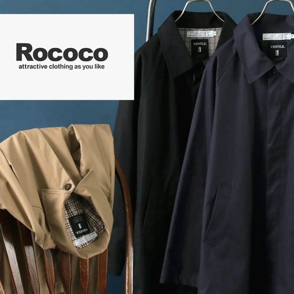 Coats^ROCOCO / High Density fabric Balmacaan Coat