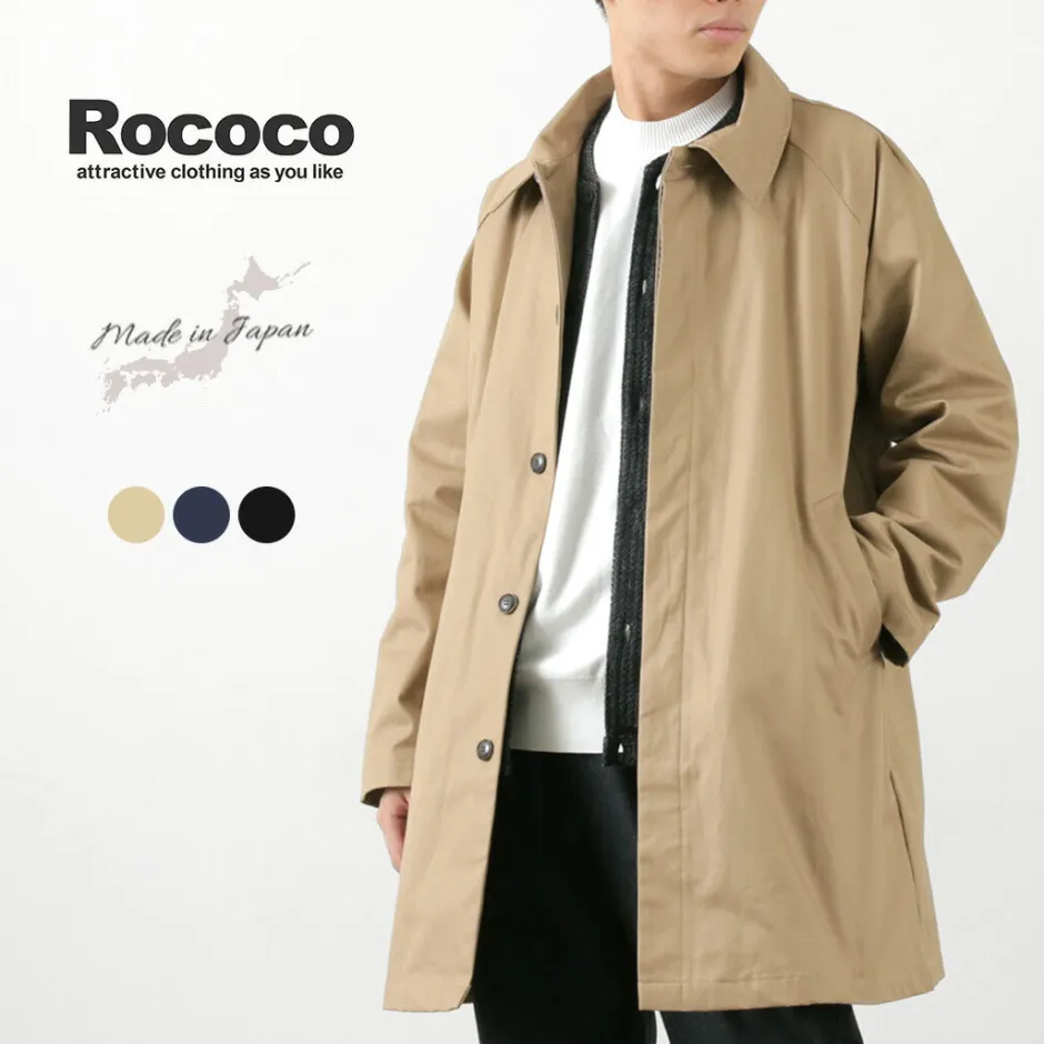 Coats^ROCOCO / High Density fabric Balmacaan Coat