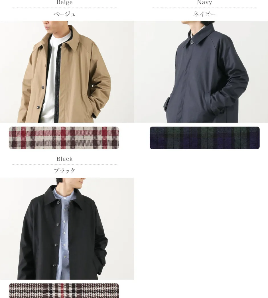 Coats^ROCOCO / High Density fabric Balmacaan Coat