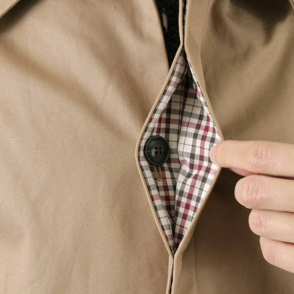 Coats^ROCOCO / High Density fabric Balmacaan Coat