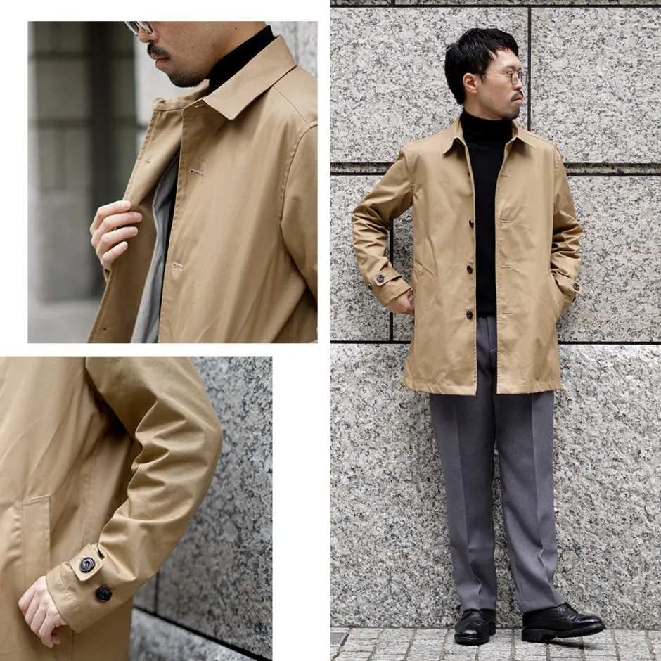 Coats^ROCOCO / High-Density Short Ball Collar Coat
