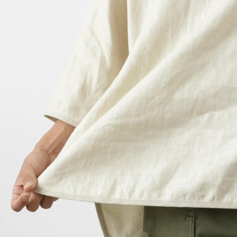 T-Shirts^ROCOCO / Linen cloth Henley Neck T-Shirt
