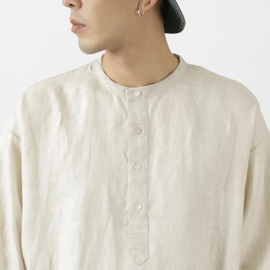 T-Shirts^ROCOCO / Linen cloth Henley Neck T-Shirt