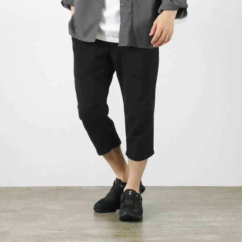 Shorts^ROCOCO / Loopwheel knit sweatshirt cropped trousers