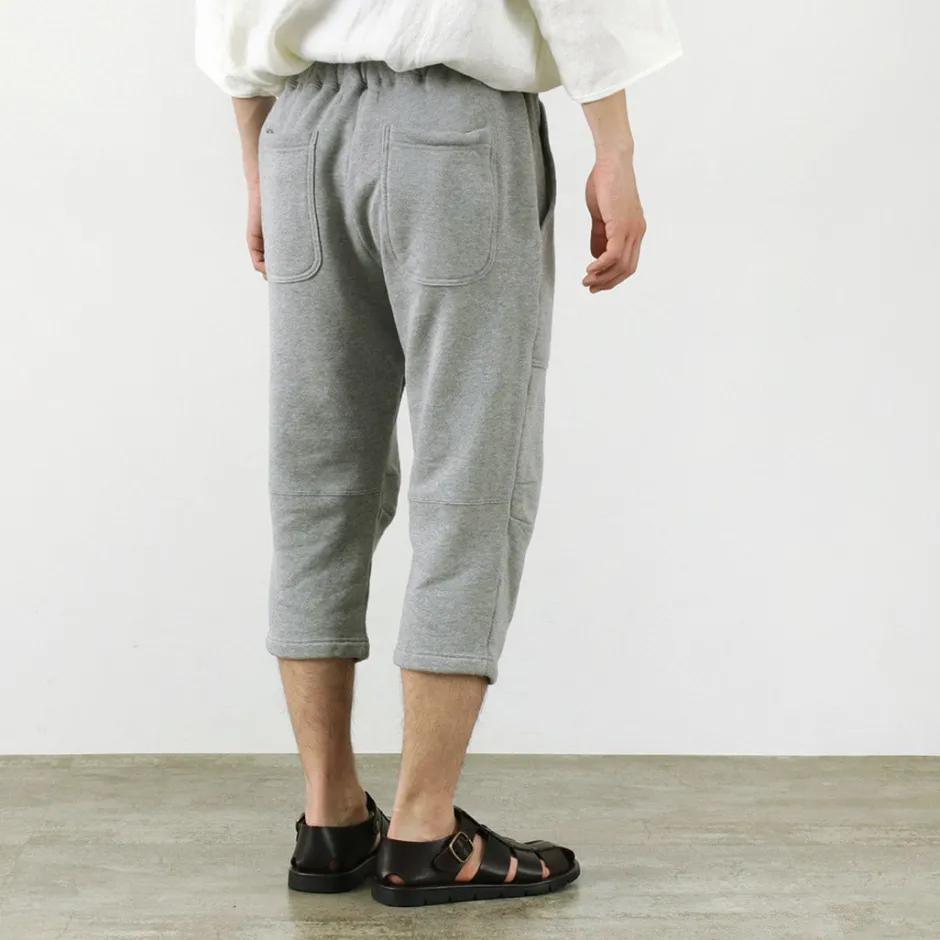 Shorts^ROCOCO / Loopwheel knit sweatshirt cropped trousers