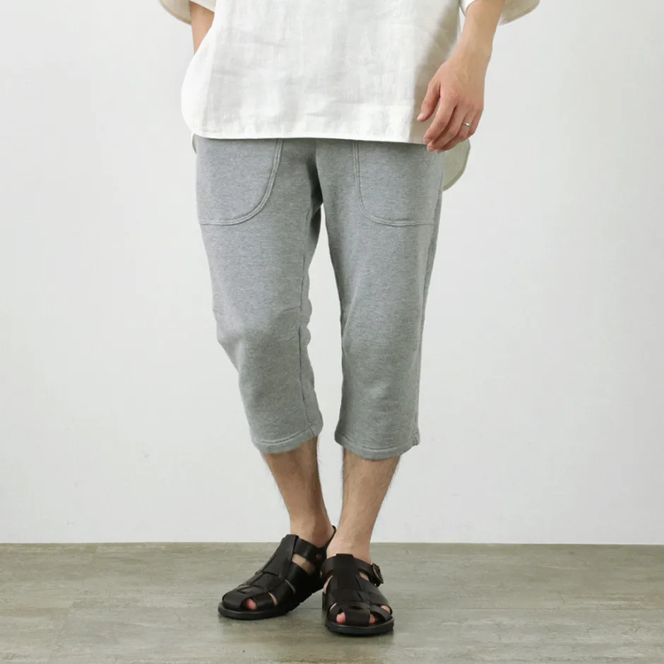 Shorts^ROCOCO / Loopwheel knit sweatshirt cropped trousers