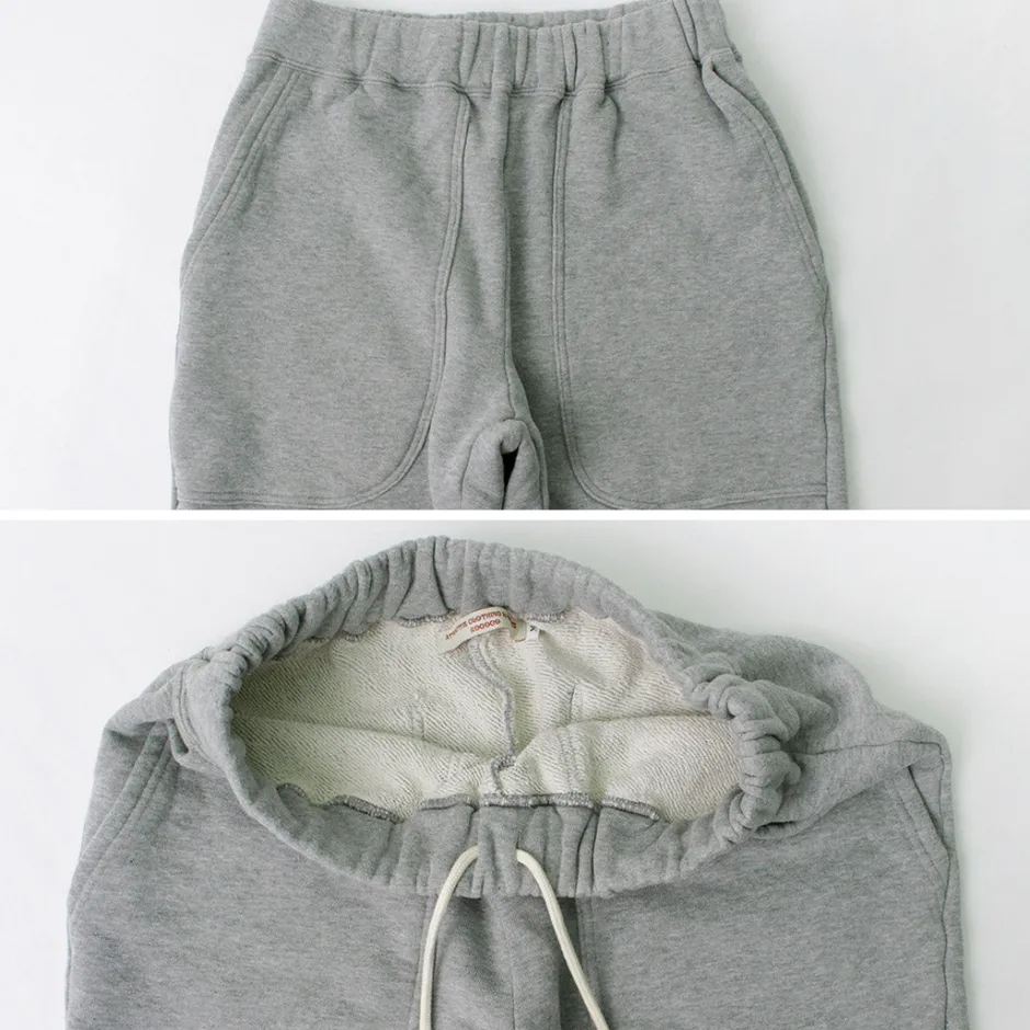 Shorts^ROCOCO / Loopwheel knit sweatshirt cropped trousers