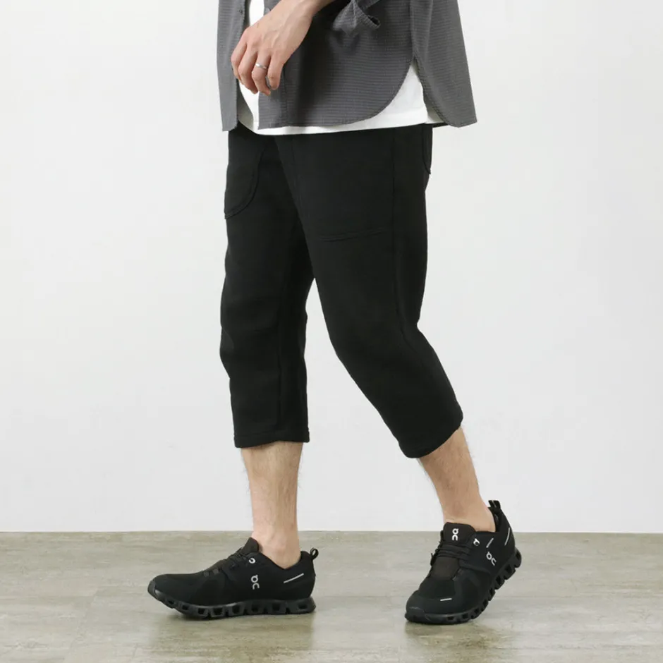 Shorts^ROCOCO / Loopwheel knit sweatshirt cropped trousers