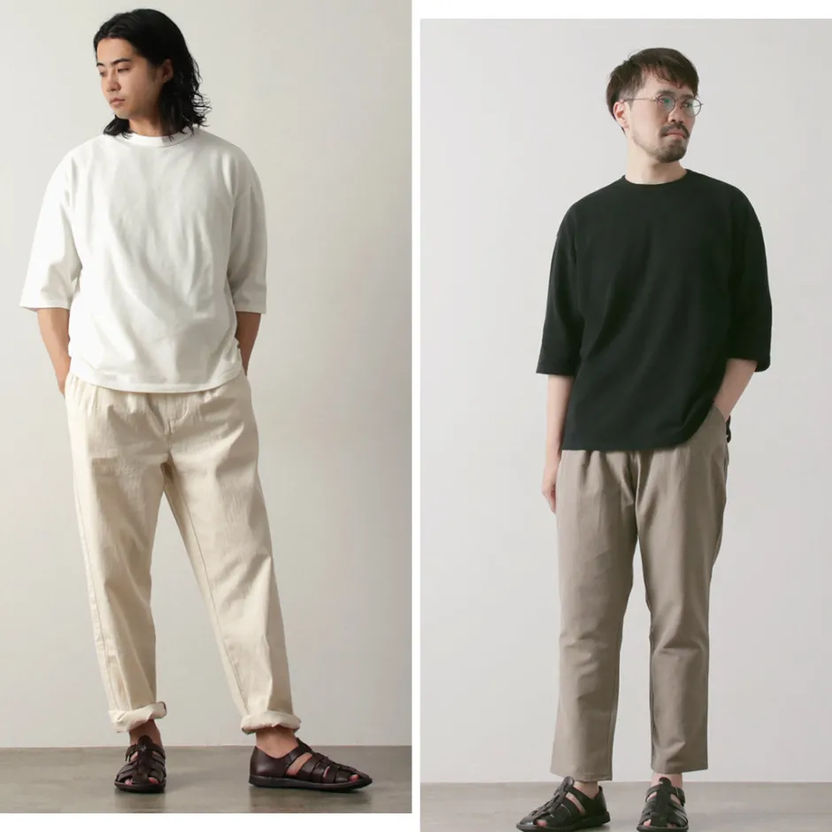 T-Shirts^ROCOCO / Pique 3/4 Sleeve T-Shirt