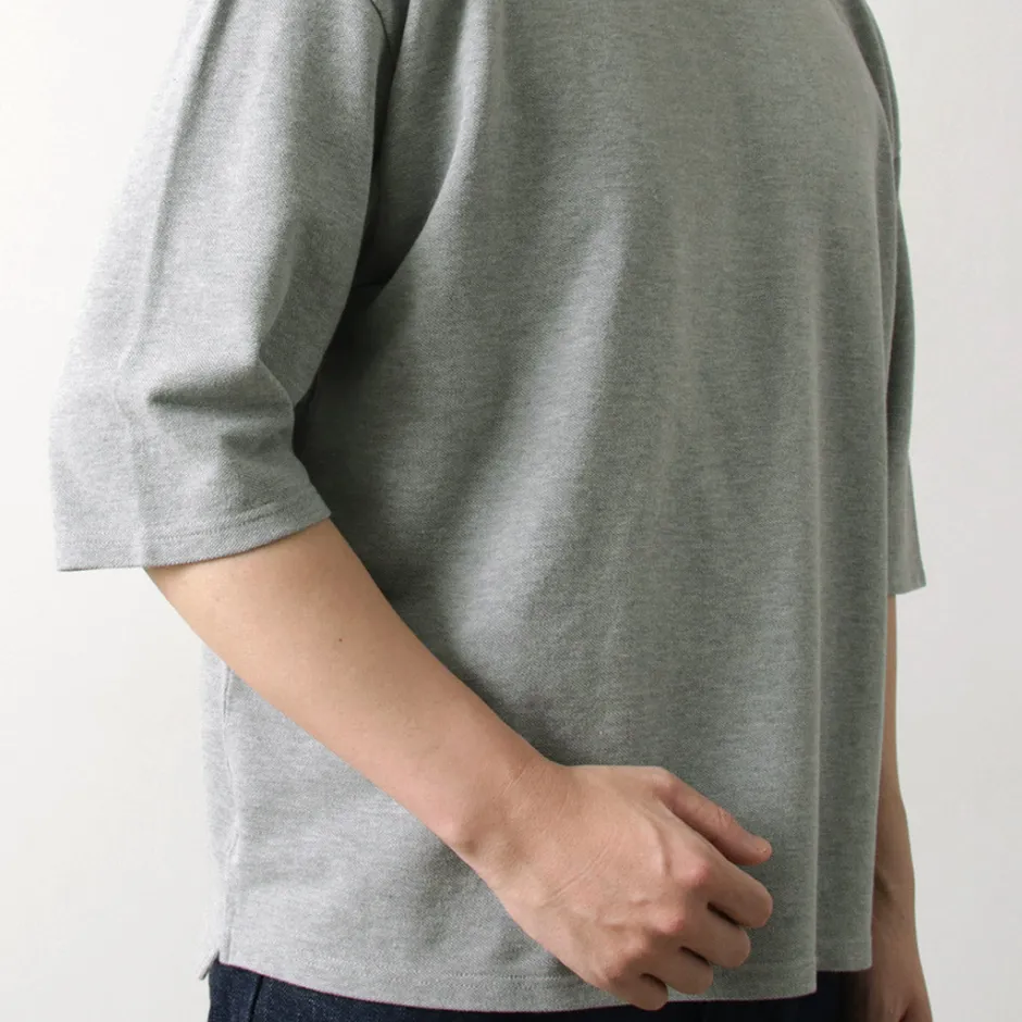 T-Shirts^ROCOCO / Pique 3/4 Sleeve T-Shirt