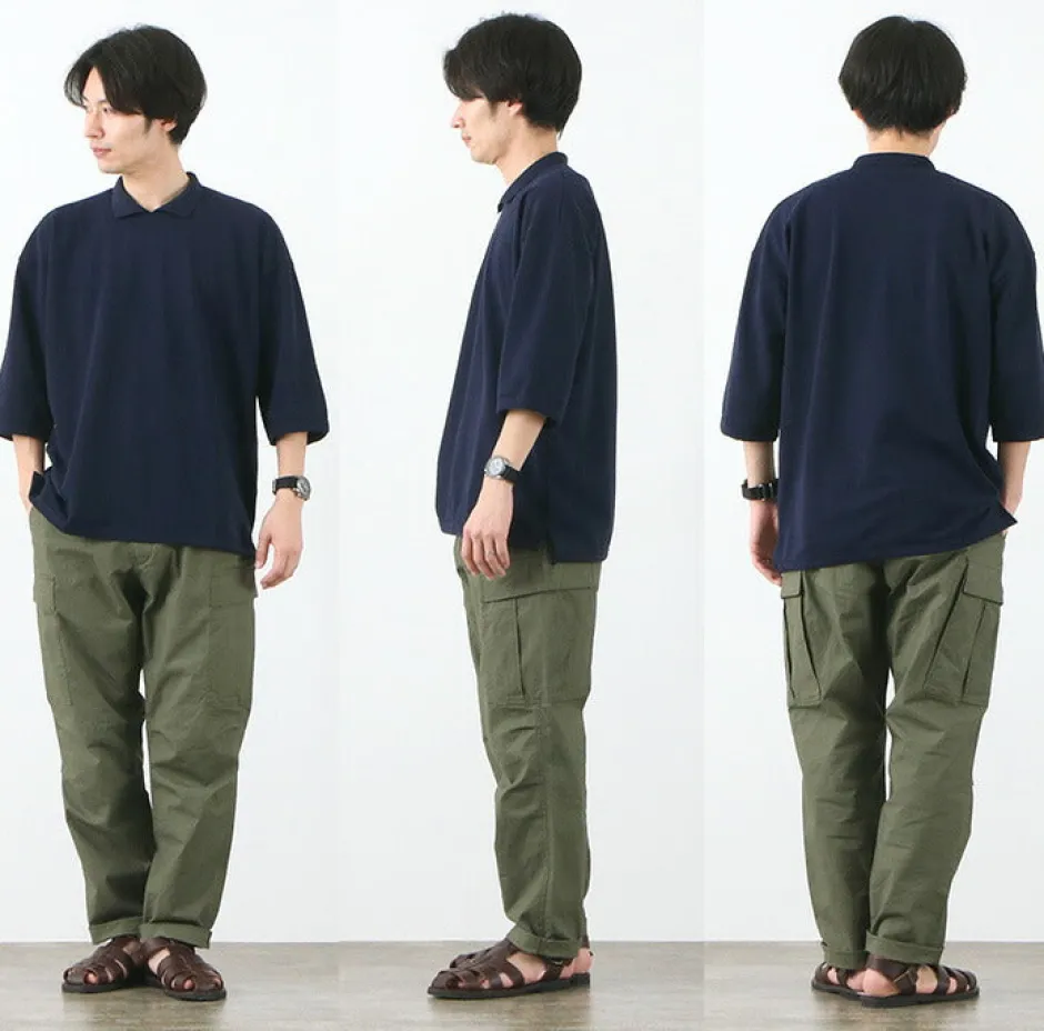 T-Shirts^ROCOCO / Pique polo collar T-shirt