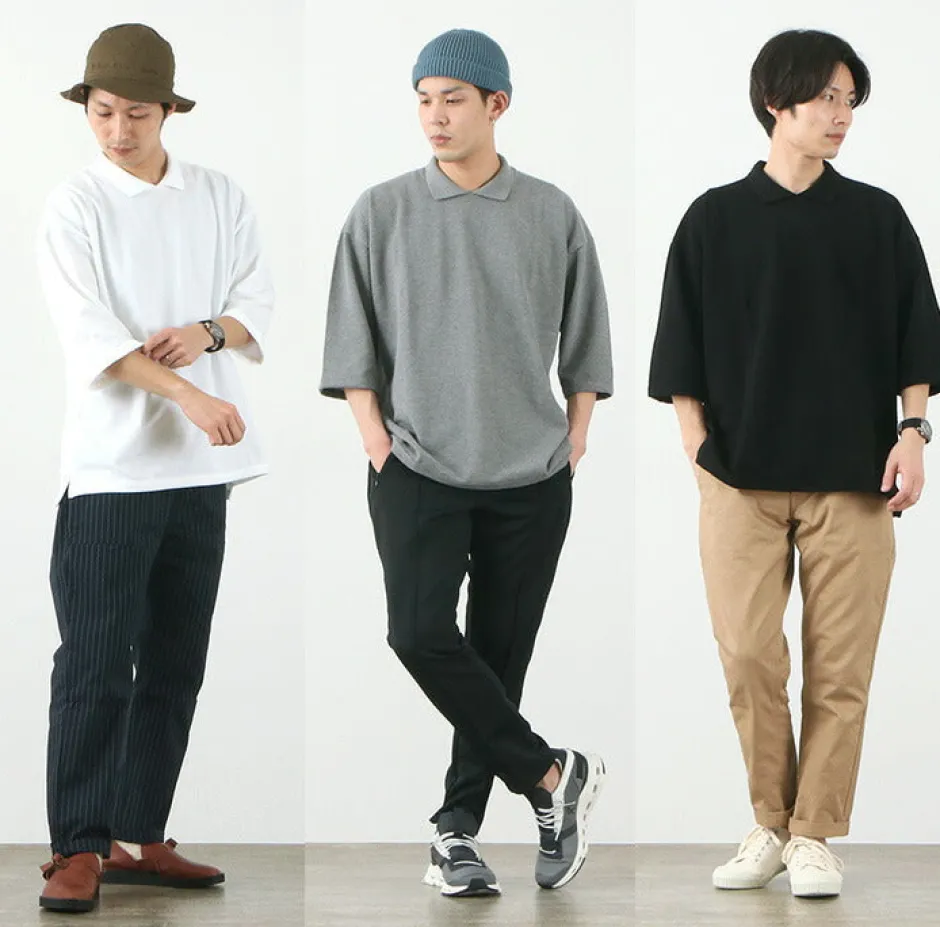T-Shirts^ROCOCO / Pique polo collar T-shirt