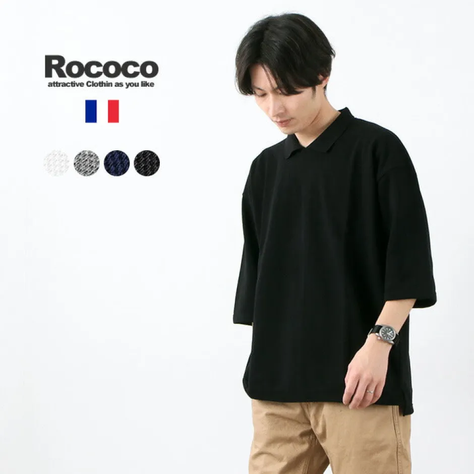 T-Shirts^ROCOCO / Pique polo collar T-shirt
