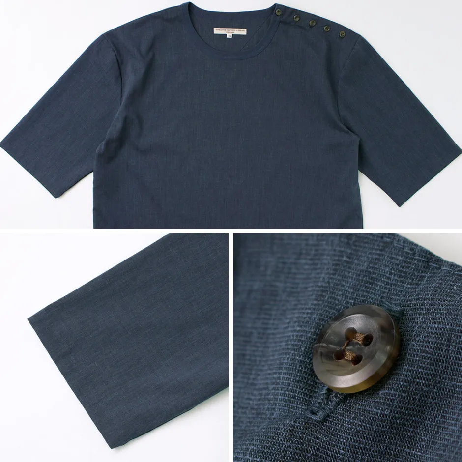 T-Shirts^ROCOCO / Ramie Coolmax Sleeping Shirt