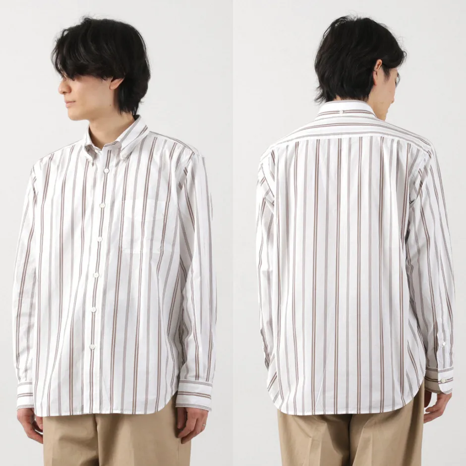 Shirts^ROCOCO / Random Stripe Button Down Shirt Classic Fit