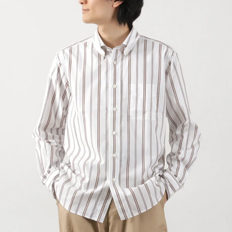 Shirts^ROCOCO / Random Stripe Button Down Shirt Classic Fit