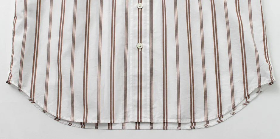 Shirts^ROCOCO / Random Stripe Button Down Shirt Classic Fit