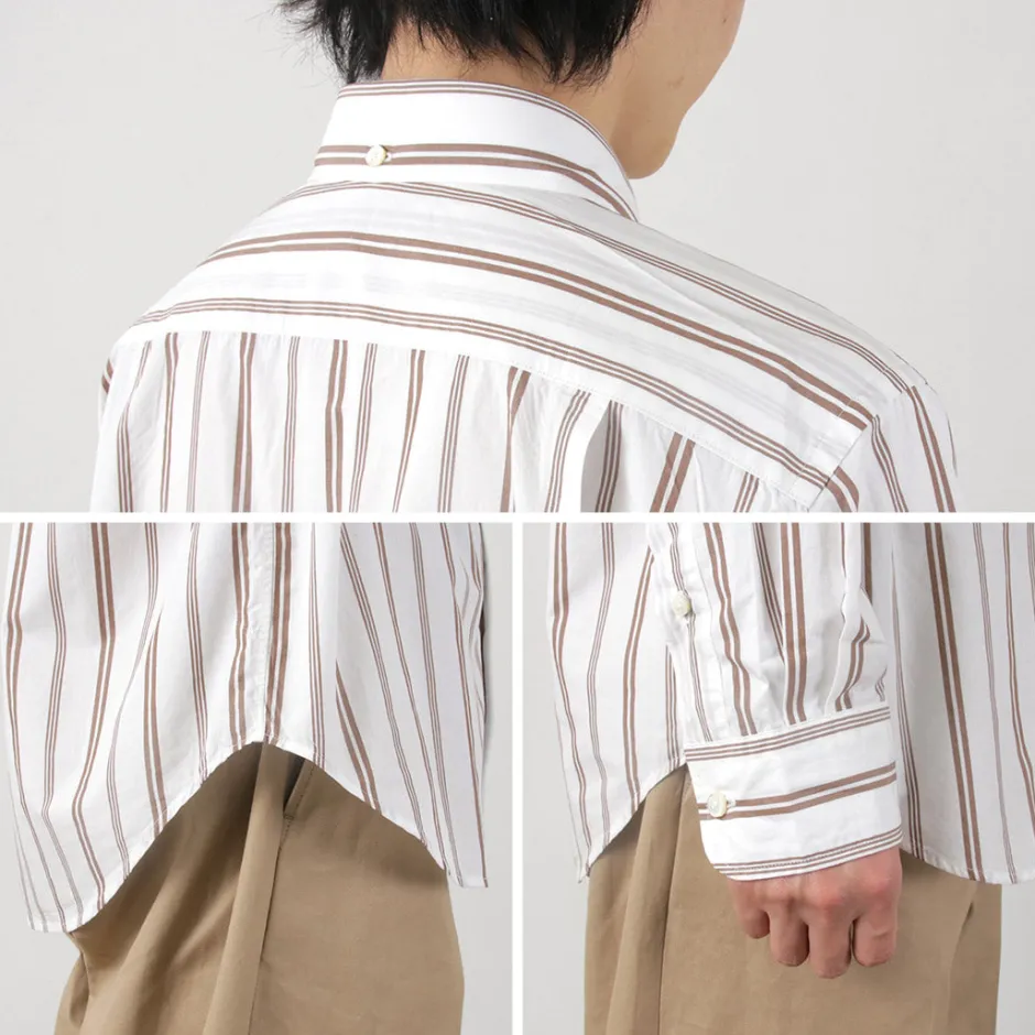 Shirts^ROCOCO / Random Stripe Button Down Shirt Classic Fit